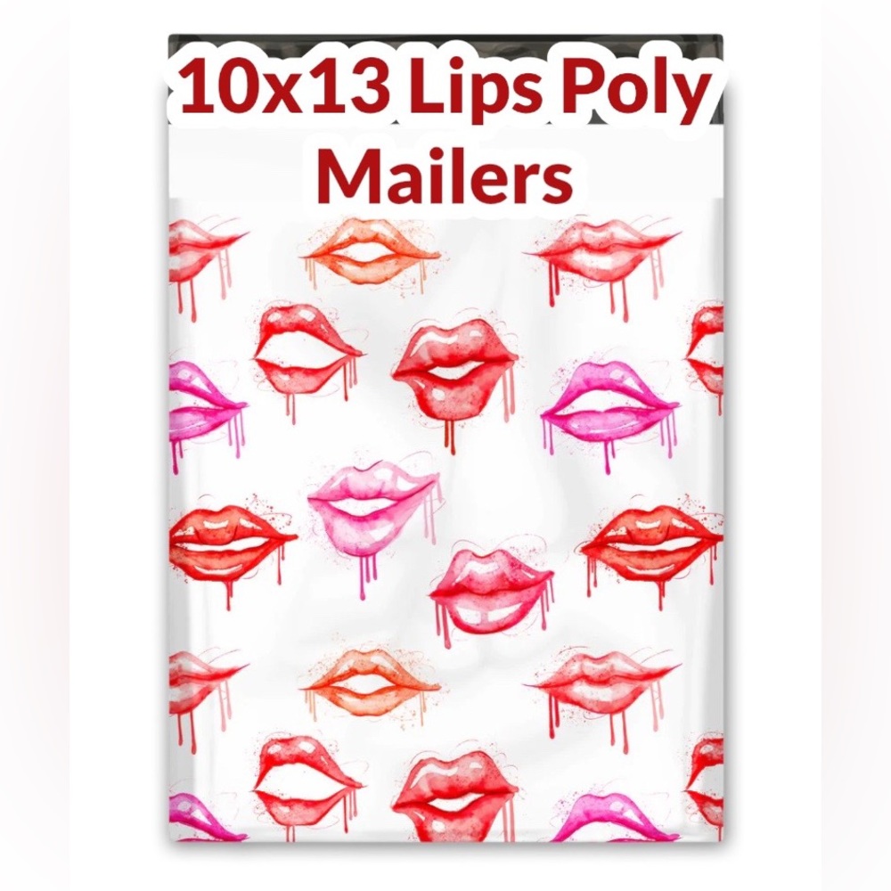 🆑 Lips 👄 Kiss  Poly Mailers 10x13 Pack of 25 - Picture 4 of 4